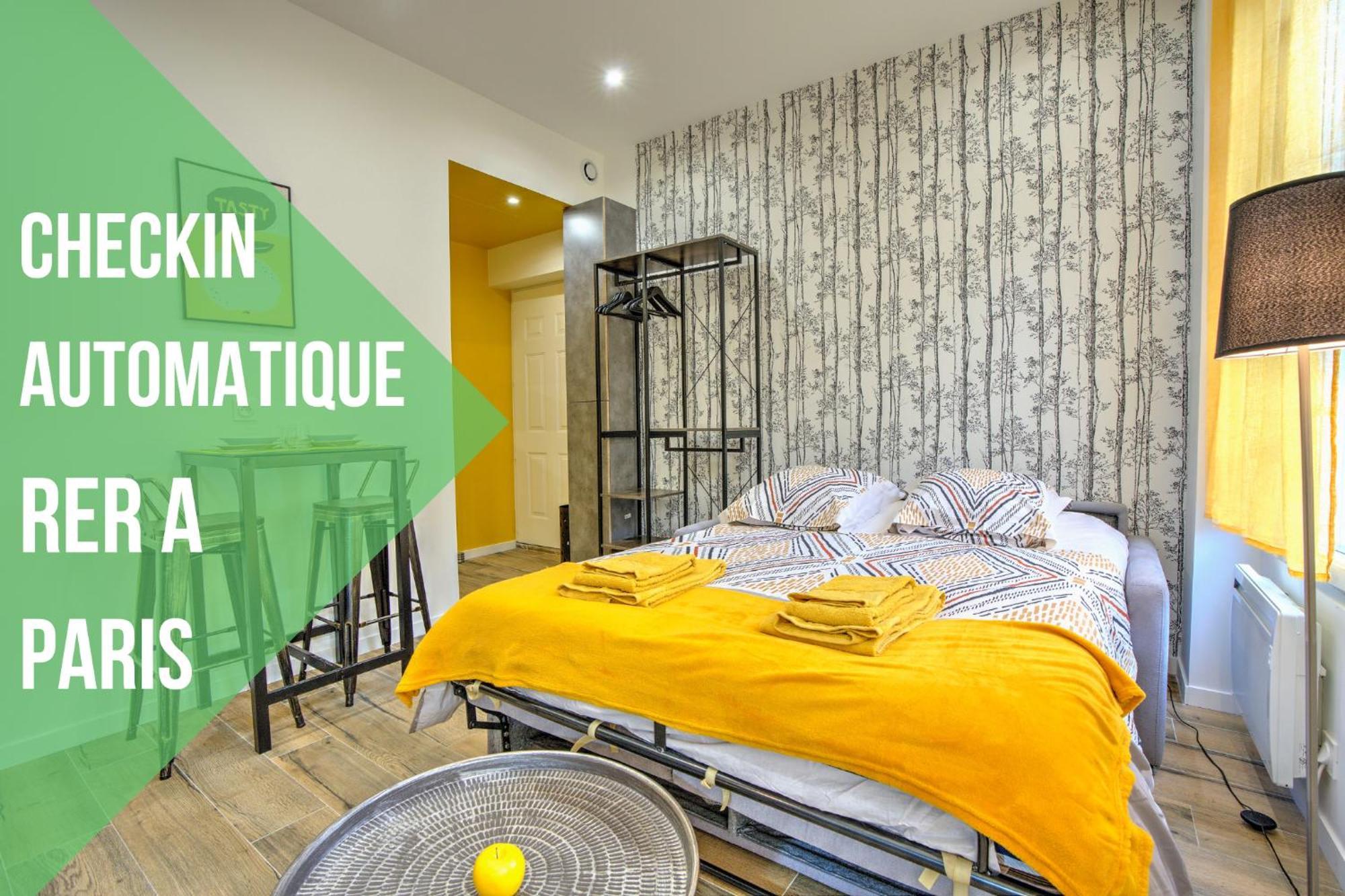 Apartamento Brut De Pomme - Self Checkin Automatique - 10 Min Rer A Champigny-sur-Marne Exterior foto